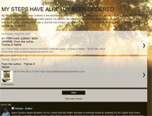 Tablet Screenshot of mystepshavealreadybeenordered.blogspot.com