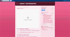 Desktop Screenshot of jabonydetergentes.blogspot.com