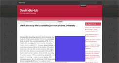 Desktop Screenshot of desiindiahub.blogspot.com