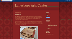 Desktop Screenshot of lanesboroartscenter.blogspot.com