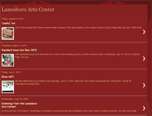 Tablet Screenshot of lanesboroartscenter.blogspot.com