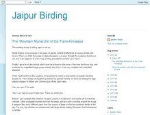 Tablet Screenshot of jaipurbirding.blogspot.com