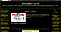 Desktop Screenshot of gambetargentina.blogspot.com