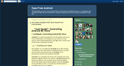 Desktop Screenshot of eyes-free.blogspot.com
