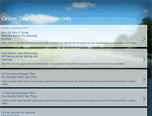 Tablet Screenshot of onlinedegreeeducationinfo.blogspot.com