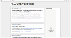 Desktop Screenshot of finanzasydeporte.blogspot.com