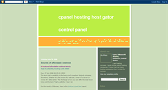 Desktop Screenshot of cpanel-hosting-17.blogspot.com
