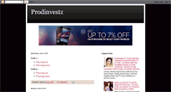 Desktop Screenshot of prodinvestz.blogspot.com