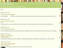 Tablet Screenshot of luthermatrix19.blogspot.com