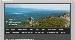 Desktop Screenshot of mccalltrailrunningclassic.blogspot.com