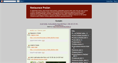 Desktop Screenshot of prazanrestaurace.blogspot.com