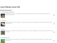Tablet Screenshot of lovenature4u.blogspot.com