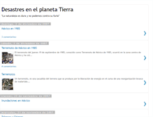 Tablet Screenshot of desastresenelplaneta.blogspot.com