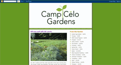 Desktop Screenshot of campcelogardens.blogspot.com