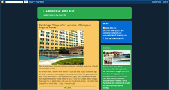 Desktop Screenshot of cambridgevill.blogspot.com