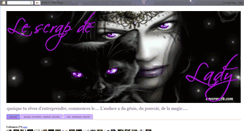 Desktop Screenshot of chezscraplady.blogspot.com