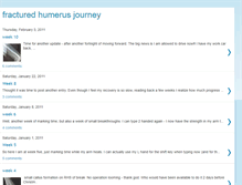 Tablet Screenshot of fracturedhumerusjourney.blogspot.com