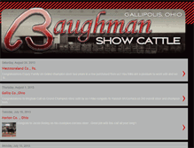 Tablet Screenshot of baughmanshowcattle.blogspot.com