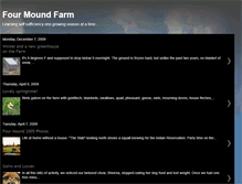 Tablet Screenshot of fourmoundfarm.blogspot.com