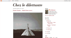 Desktop Screenshot of chezledilettante.blogspot.com