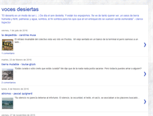 Tablet Screenshot of lasvocesdesiertas.blogspot.com