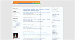 Desktop Screenshot of itsshashank.blogspot.com
