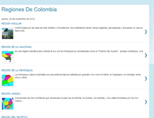 Tablet Screenshot of lasregionesdecolombia.blogspot.com