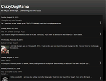 Tablet Screenshot of crazydogmama.blogspot.com