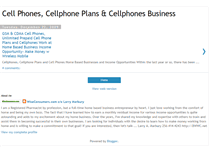 Tablet Screenshot of cell-phones-home-business-opportunity.blogspot.com