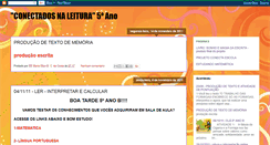 Desktop Screenshot of conectadosnaleitura5ano.blogspot.com