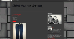 Desktop Screenshot of chris17videsondressing.blogspot.com