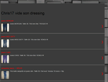 Tablet Screenshot of chris17videsondressing.blogspot.com