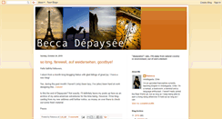 Desktop Screenshot of beccadepaysee.blogspot.com