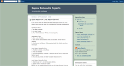 Desktop Screenshot of kapow-robosuite-experts.blogspot.com