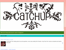 Tablet Screenshot of catchupplush.blogspot.com