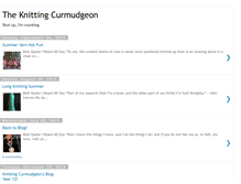 Tablet Screenshot of knittingcurmudgeon.blogspot.com