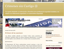 Tablet Screenshot of crimenessincastigo.blogspot.com