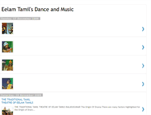 Tablet Screenshot of eelamtamilsdanceandmusic.blogspot.com