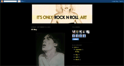 Desktop Screenshot of itsonlyrockandrollart.blogspot.com