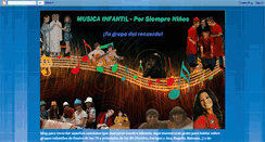 Desktop Screenshot of musicainfantil-porsiempreninos.blogspot.com