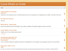 Tablet Screenshot of cocoswhatsonguide.blogspot.com