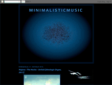 Tablet Screenshot of minimalisticmusic.blogspot.com