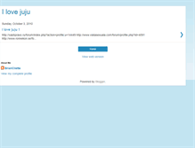 Tablet Screenshot of ilovejuju1.blogspot.com
