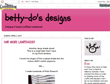 Tablet Screenshot of betty-dosdesigns.blogspot.com