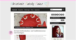 Desktop Screenshot of christinascatchycakes.blogspot.com