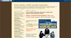 Desktop Screenshot of negocjacje-mediacje-taktyki-technika.blogspot.com