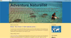 Desktop Screenshot of adventure-naturalist.blogspot.com