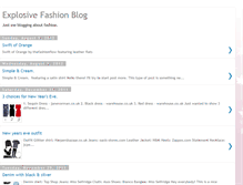 Tablet Screenshot of explosivefashionblog.blogspot.com