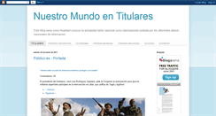 Desktop Screenshot of elmundoentitulares.blogspot.com