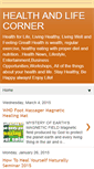 Mobile Screenshot of healthandlifecorner.blogspot.com